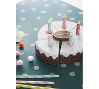 VERTBAUDET Gâteau d'anniversaire en Bois Multicolore TU