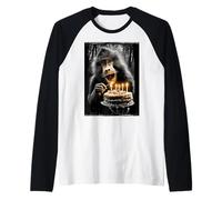 Gâteau d'anniversaire Singe babouin Fête Humoristique Manche Raglan