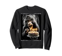 Gâteau d'anniversaire Singe babouin Fête Humoristique Sweatshirt