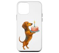 Gâteau d'anniversaire Teckel Chiot Wiener Chien Papa Maman Enfants Coque pour iPhone 12 Mini