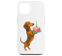 Gâteau d'anniversaire Teckel Chiot Wiener Chien Papa Maman Enfants Coque pour iPhone 13