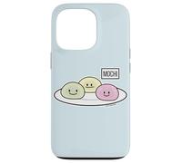 Gâteau de Riz à la crème glacée Mochi Mignon Thé Vert Japonais Coque pour iPhone 13 Pro