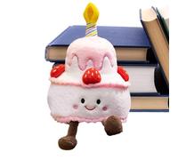 Gâteau en peluche à chanter, jouet de premier anniversaire - musicale | Jouet musical en peluche, en forme de gâteau avec chanson de joyeux anniversaire, oreiller à chanter