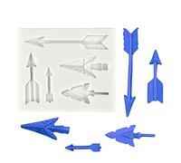 Gâteau Fondant Moules 2 Pcs Fondant Silicone Arc Flèche Forme Décoration Gâteau Moule Chocolat Moule