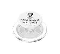 Gâteau français Laissez-Les Manger (brioche) Marie Antionette PopSockets PopGrip pour MagSafe