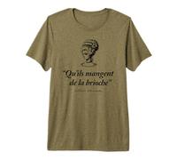 Gâteau français Laissez-Les Manger (brioche) Marie Antionette T-Shirt Haut de Gamme