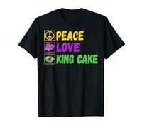 Gâteau Peace Love King T-Shirt