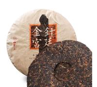 Gâteau Pu-erh mûrGrand thé Pu'er Aiguille d'or royale Jin Zhen Gong Ting 357g