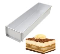 Gâteau Rectangulaire | 15,74 X 3,93 X 2,36 '' Non -bâton Cuisine Gâteau Plat Gâteau Avec Gâteau À Gâteau, Gâteau En Alliage D'aluminium Rectangulaire