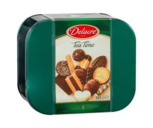 Gâteaux assortiment Delacre Tea Time - Boîte métal 1 kg