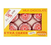 Gâteaux de thé au Lait au Chocolat Tunnock 6 x 24g