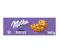 Gâteaux moelleux aux pépites de chocolat Choco Pépites MILKA - La boîte de 5 sachets - 140 g Lot De 4 - Par Lot