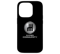 Gated Community Funny Car Enthusiast Boîte de Vitesses fermée Coque pour iPhone 14 Pro