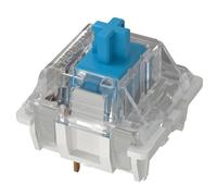 GATERON KS-9 Lot de 35 commutateurs de clavier Clicky bleus à DEL RVB 3 broches compatibles avec clavier mécanique MX