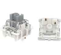 Gateron KS-9 Pro 3.0 Lot de 36 commutateurs linéaires pré-lubrifiés à 5 broches compatibles avec les commutateurs de clavier de jeu à clé mécanique MX (Pro Silver 3.0 5 broches)