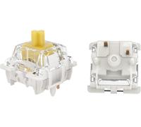Gateron KS-9 Pro 3.0 Lot de 36 commutateurs linéaires pré-lubrifiés à 5 broches compatibles avec touches mécaniques MX Jaune Pro 3.0 5 broches