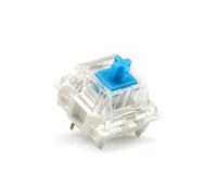 Gateron KS-9 Switchs Mécaniques pour Clavier de Jeux MX - 60g Force, Clicky, Montage sur Plaque | Interrupteurs SMD 3 Pin RGB pour Clavier Rétro-éclairé (65 PCS, Blue)