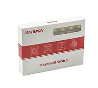 Gateron Lot de 35 commutateurs LED SMD RVB compatibles G Pro pour clavier mécanique MX (jaune pro)
