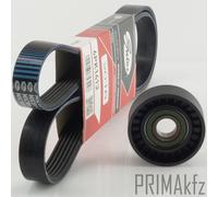 Gates Courroie Trapézoïdiale + Poulie pour Opel Vectra C 1.9 CDTI Signum