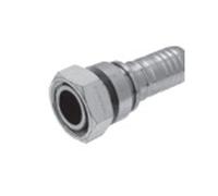 Gates Fluid Power 7100-19953-5 Raccord de tuyau, 10 G18fdlorx Mega Crimp DIN 24 deg Cône avec O Ring, lumière Série femelle, droite