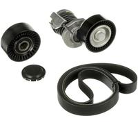 GATES Jeu de courroies trapézoïdales à nervures K016PK1550XS Caoutchouc