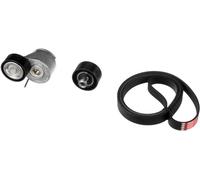 GATES Jeu de courroies trapézoïdales à nervures K036PK1708 Caoutchouc