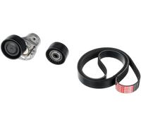 GATES Jeu de courroies trapézoïdales à nervures K037PK1685XS Caoutchouc Compatible avec MERCEDES-BENZ Vito Van W447 Vito Tourer W447 Vito Mixto W447, OPEL Vivaro B Van X82 Vivaro B Combi X82, RENAULT