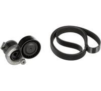 GATES Jeu de courroies trapézoïdales à nervures K066PK1195 Caoutchouc Compatible avec MERCEDES-BENZ W176, RENAULT Clio 4 3/5 portes BH Megane 3 3/5 portes BZ0/1 Scénic 3 JZ0/1