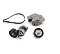 Gates Pompe à eau + kit de courroie d'accessoire KP116PK1873 – noir