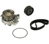 GATES KP15053 Kit de distribution + pompe à eau 18 mm avec pompe à eau Compatible avec VW Passat B2 3/5 portes 32B Passat B2 Variant 33B Santana Berline 32B Passat B2 Berline 32B, AUDI Quattro 85