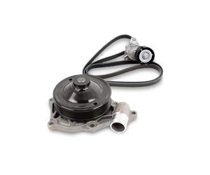 GATES KP166PK1043 Pompe à eau + kit de courroie d'accessoire