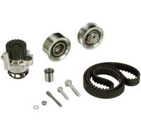 Gates Kit de distribution + pompe à eau KP25559XS-1 141 dents 25 mm VW Polo IV, Skoda Fabia, SEAT