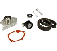Gates Kit de distribution + pompe à eau KP25578XS - 123 dents 27 mm - Compatible Renault Clio II/III