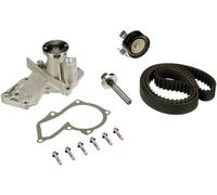 Gates Kit de distribution + pompe à eau KP25669XS – 117 dents, 22 mm – Ford Fiesta/Kuga/S‑Max/Focus