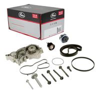 Gates Kit de distribution + pompe à eau KP75680XS-2 – 163 dents 20 mm – VW Golf VII/Polo V/Tiguan I