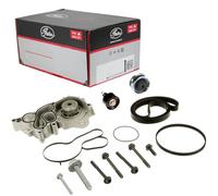 Gates Kit de distribution + pompe à eau KP75680XS-4 163 dents 20 mm – Compatible VW/Audi/Skoda/SEAT