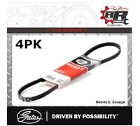 GATES Micro V Strié Ventilateur Auxiliaire Courroie Alternateur 4 pièces 750