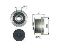 GATES OAP7177 Poulie roue libre, alternateur pour GENESIS,HYUNDAI,KIA