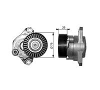 GATES T38319 Poulie, tendeur de courroie d'accessoire