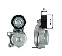 GATES T39343 Poulie tendeur de courroie d'accessoire