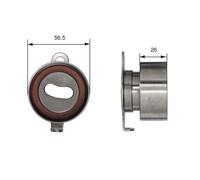 GATES T41011 Poulie-tendeur, courroie de distribution pour HONDA,ROVER