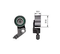 GATES T41280 Poulie-tendeur, courroie de distribution pour TOYOTA
