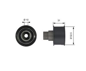 GATES T42080 Déviation / Guide Poulie,Distribution Ceinture pour Bedford Opel