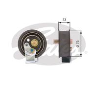 Galet tendeur de courroie de distribution T43123 GATES pour AUDI A4 B5