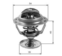 GATES TH06082G1 Thermostat, liqiuide de refroidissement pour FORD,FORD AFRICA,FO