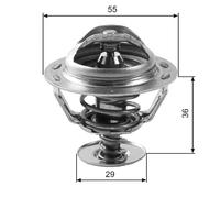 GATES TH12283G1 Thermostat, liqiuide de refroidissement pour HYUNDAI