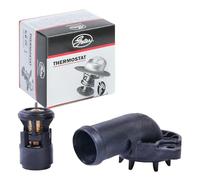 GATES TH14780K2 Thermostat d'eau avec boîtier avec joints 80°C Compatible avec VW Polo IV 3/5 portes 9N, 9A Lupo/Lupo 3L 6X1, 6E1 Fox 3/5 portes 5Z1, 5Z3, 5Z4 Polo III 3/5 portes 6N2