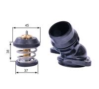 GATES TH42995K1 Thermostat, liqiuide de refroidissement pour AUDI,SEAT,SKODA,VW
