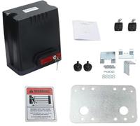 GATEXPERT - Kit d'ouverture de porte coulissante avec moteur AC 110 V/60 Hz, émetteur à distance, opérateur de porte automatique entraîné par engrenages (pour porte de 1400 livres et 25 pieds, DK1350