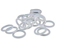 GatherTOOL 10/50 pièces VMQ Blanc Silicone Joint torique CS 1mm OD 5~40mm qualité Alimentaire étanche rondelle Caoutchouc isoler Rond O Forme Joint (Color : 10pcs, Size : OD 8mm CS1mm)